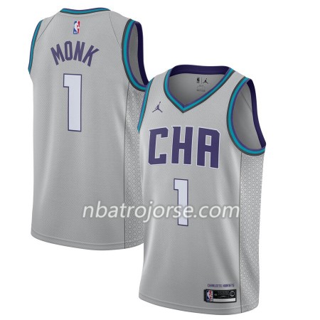 Män Charlotte Hornets Tröja Malik Monk 1 2019-20 Jordan Brand City Edition Swingman